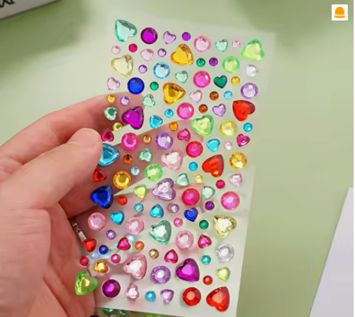 Princess Sparkle Gems Stickers